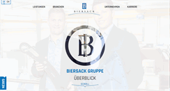 Desktop Screenshot of biersack.de